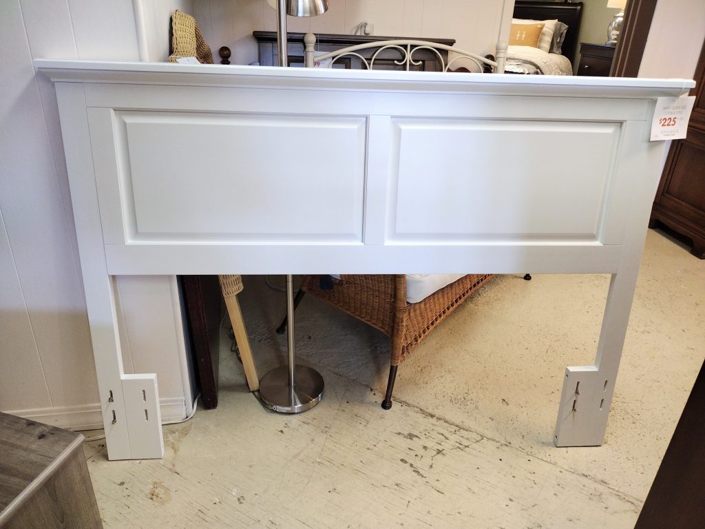 White Queen Raised Panel Headboard Roth & Brader Furniture
