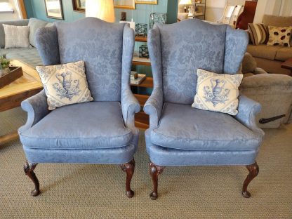 Solid Blue Arm Chair by Hickory, Each: