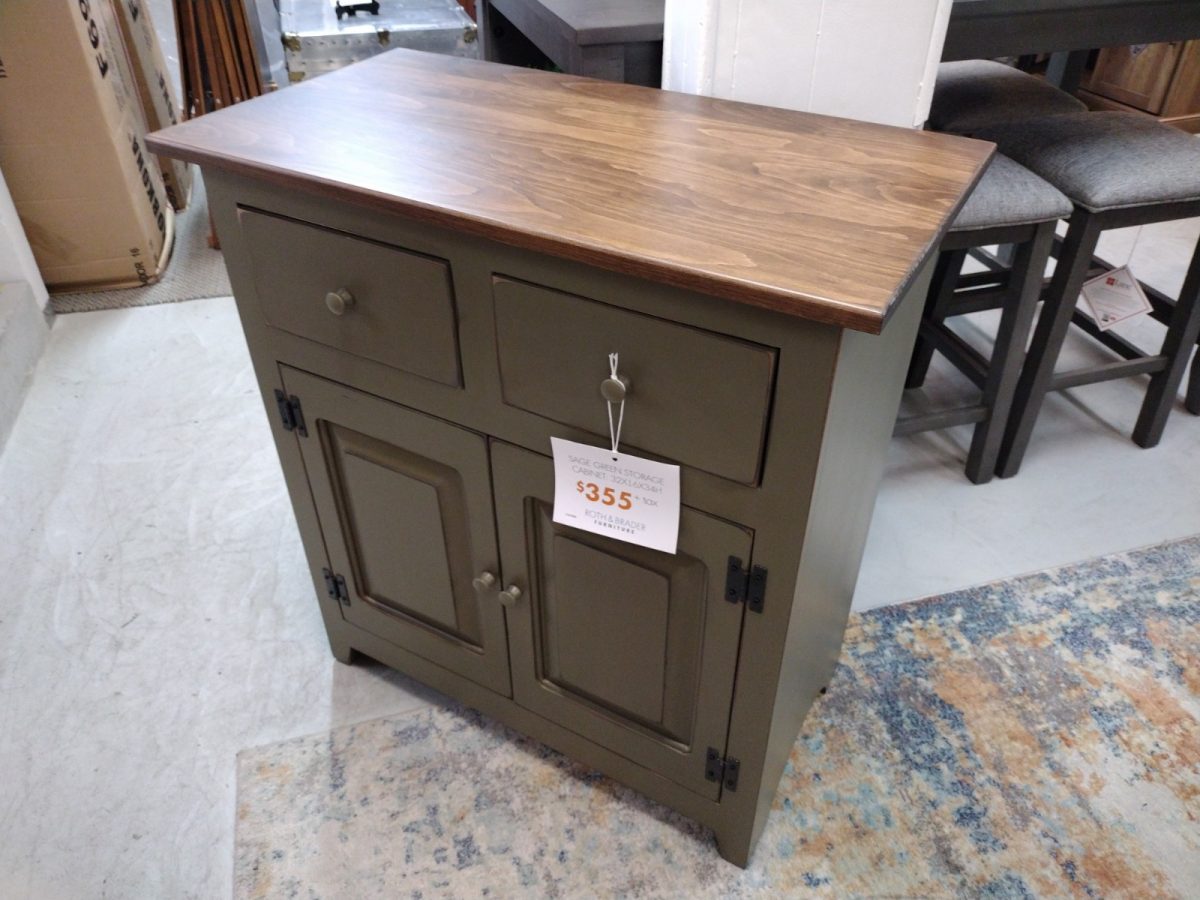 Sage Green Storage Roth & Brader Furniture