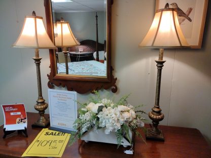 CANDLE STICK LAMPS S/2