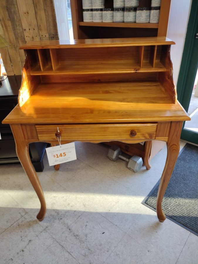 Honey Pine Writing Desk Roth & Brader Furniture