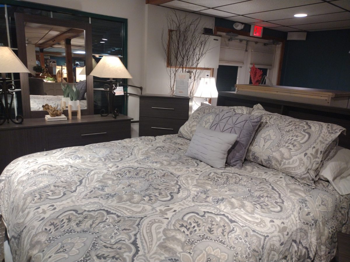 Gray Contemporary Bedroom Suite Roth & Brader Furniture