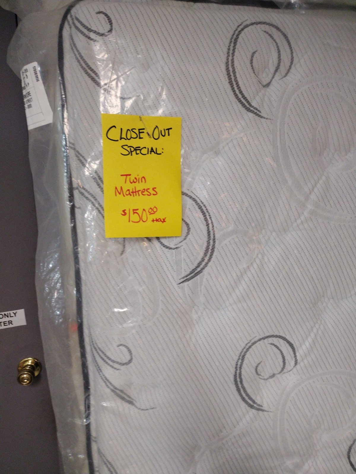 Closeout Special Twin Mattress Roth Brader Furniture Closeout Special Twin Mattress Roth Brader Furniture