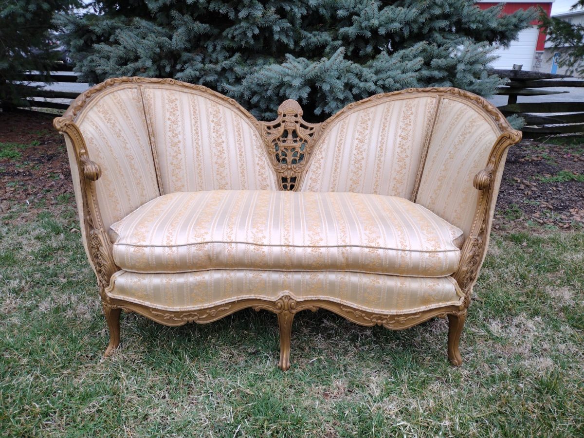 Victorian Loveseat Rental Roth & Brader Furniture