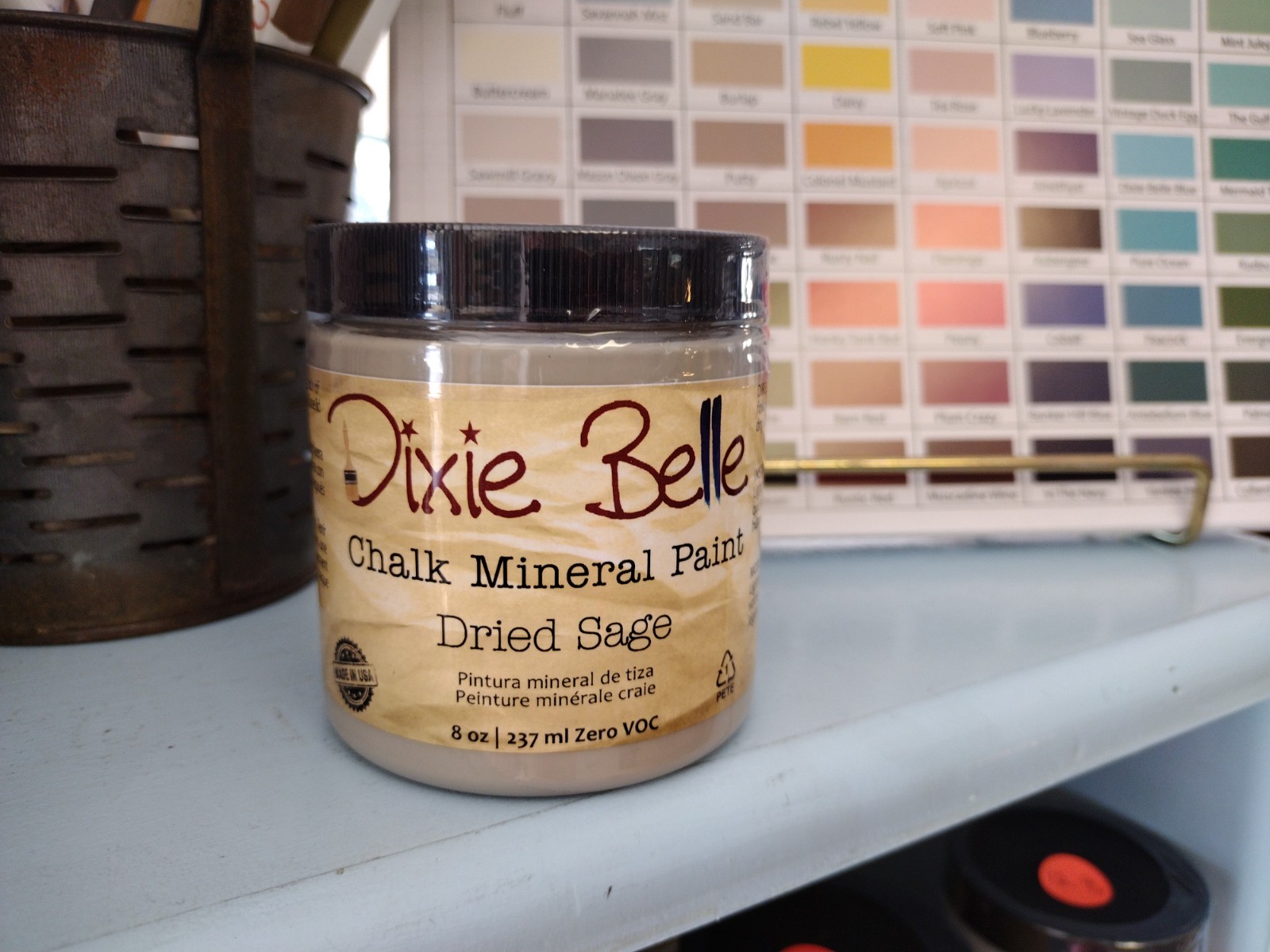 Dixie Belle Chalk Paint Dried Sage 8oz FREE SHIPPING! Roth & Brader