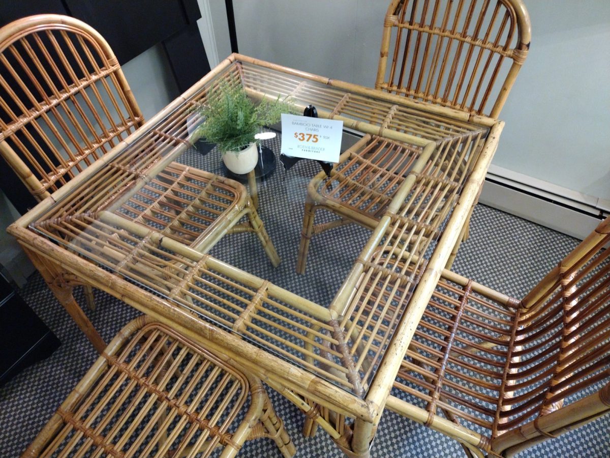 Bamboo & Rattan Table Set Roth & Brader Furniture