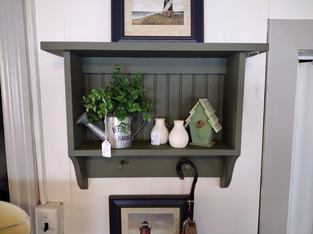 Green Wall Shelf Roth & Brader Furniture