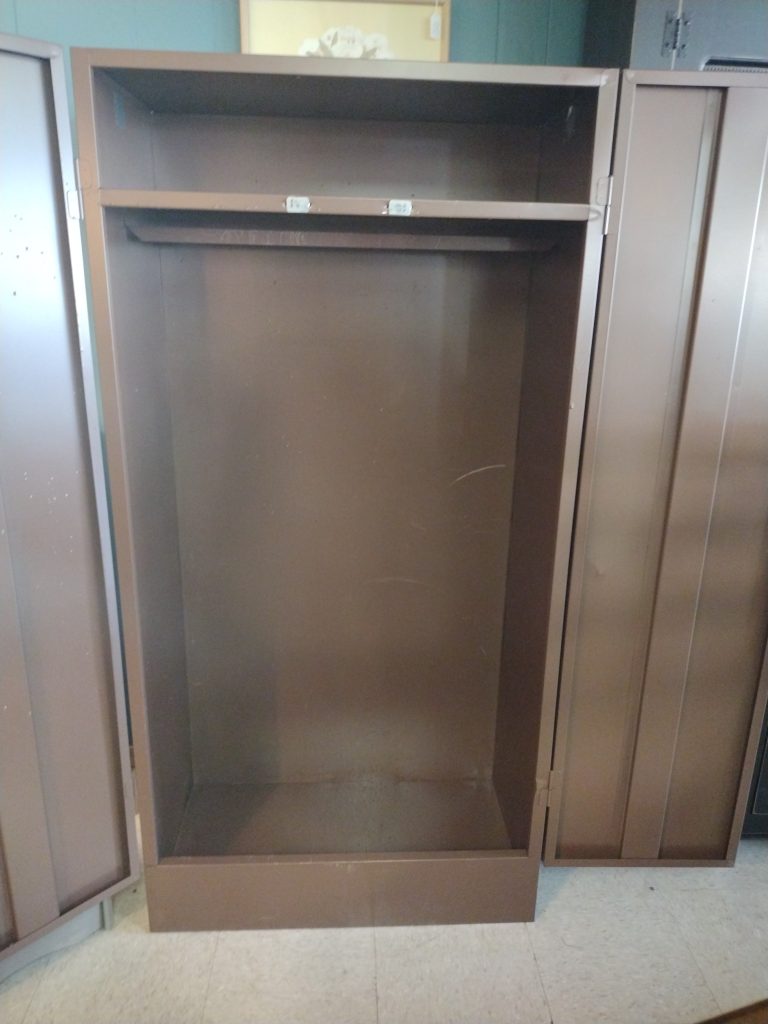 Brown Metal Wardrobe Roth & Brader Furniture