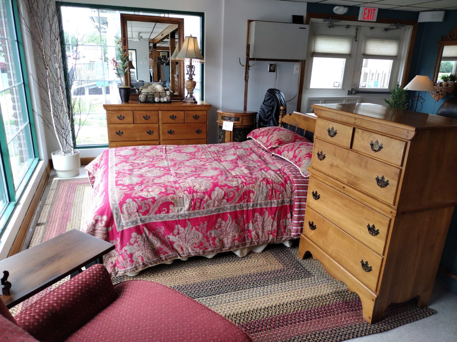 Full Size Rock Maple Bedroom Suite by Randolph House, VT Roth & Brader Furniture
