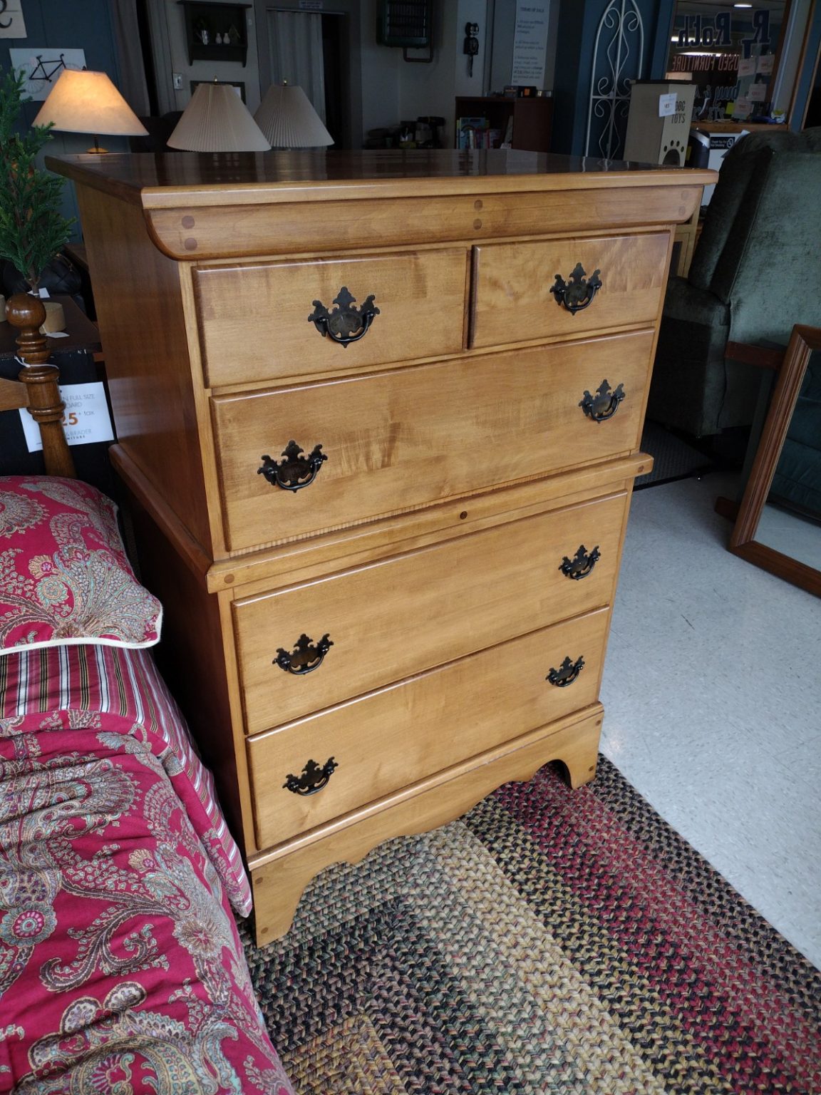 Full Size Rock Maple Bedroom Suite by Randolph House, VT Roth & Brader Furniture