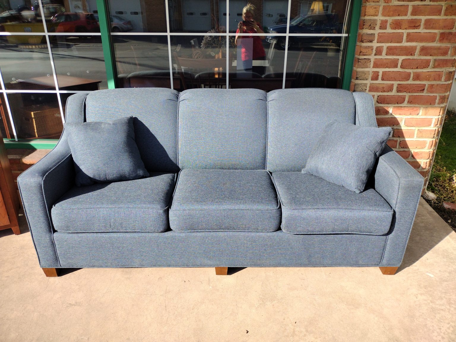 Navy Blue Sofa by Lancer Roth & Brader Furniture