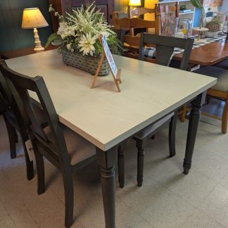 Gray Table w/ 4 Chairs