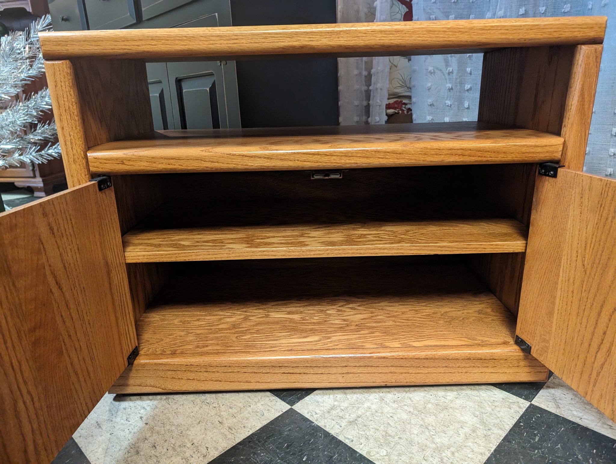 Oak Microwave Stand Roth & Brader Furniture