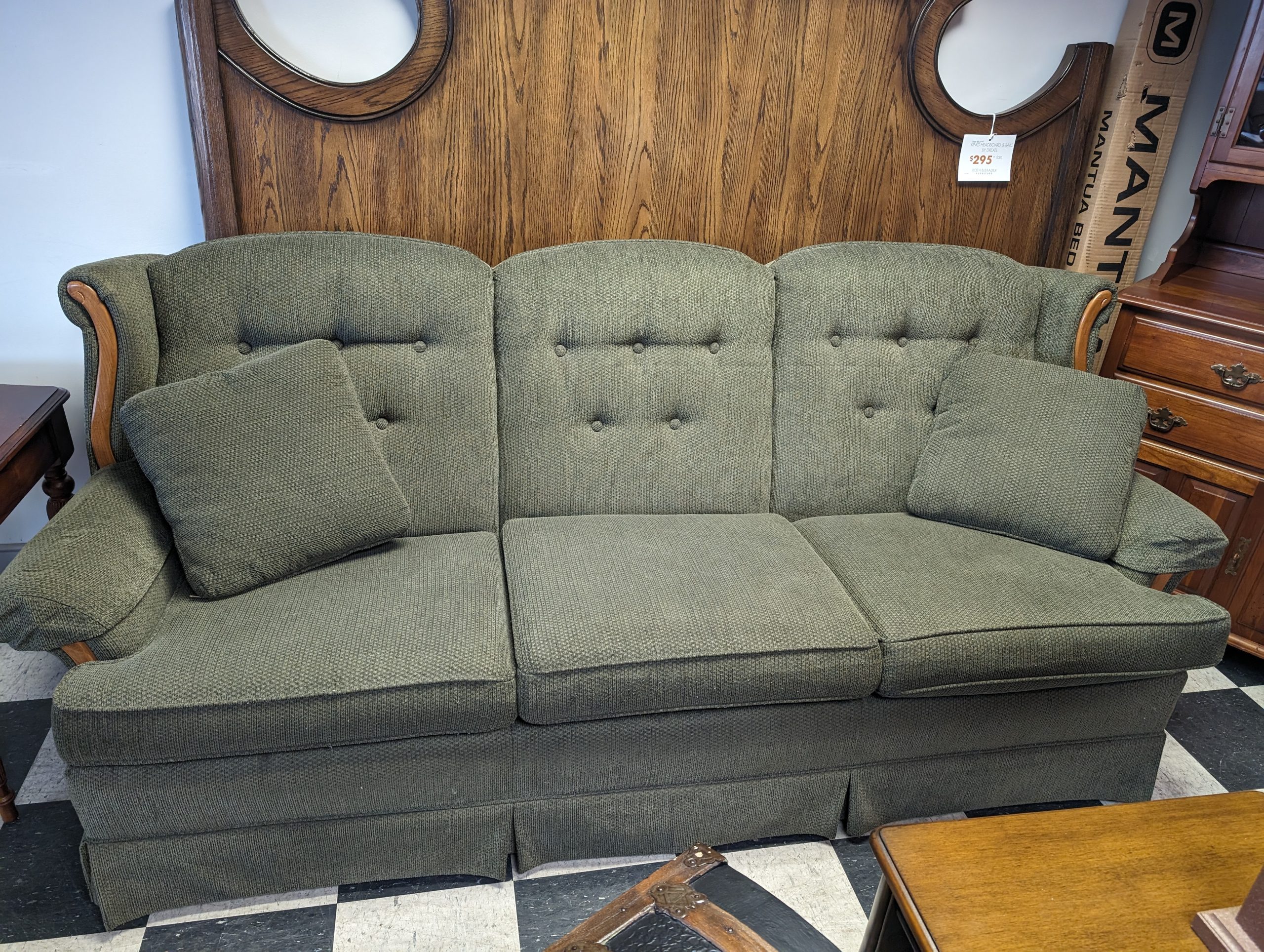 Green Masterfield Sofa Roth & Brader Furniture