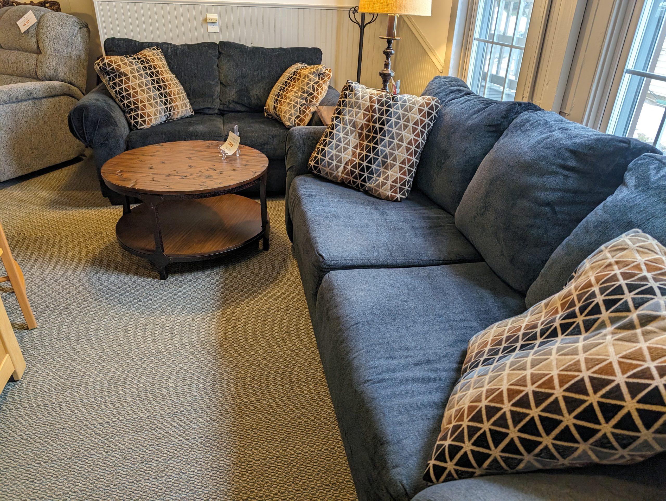 Black Sofa Loveseat Set Roth & Brader Furniture