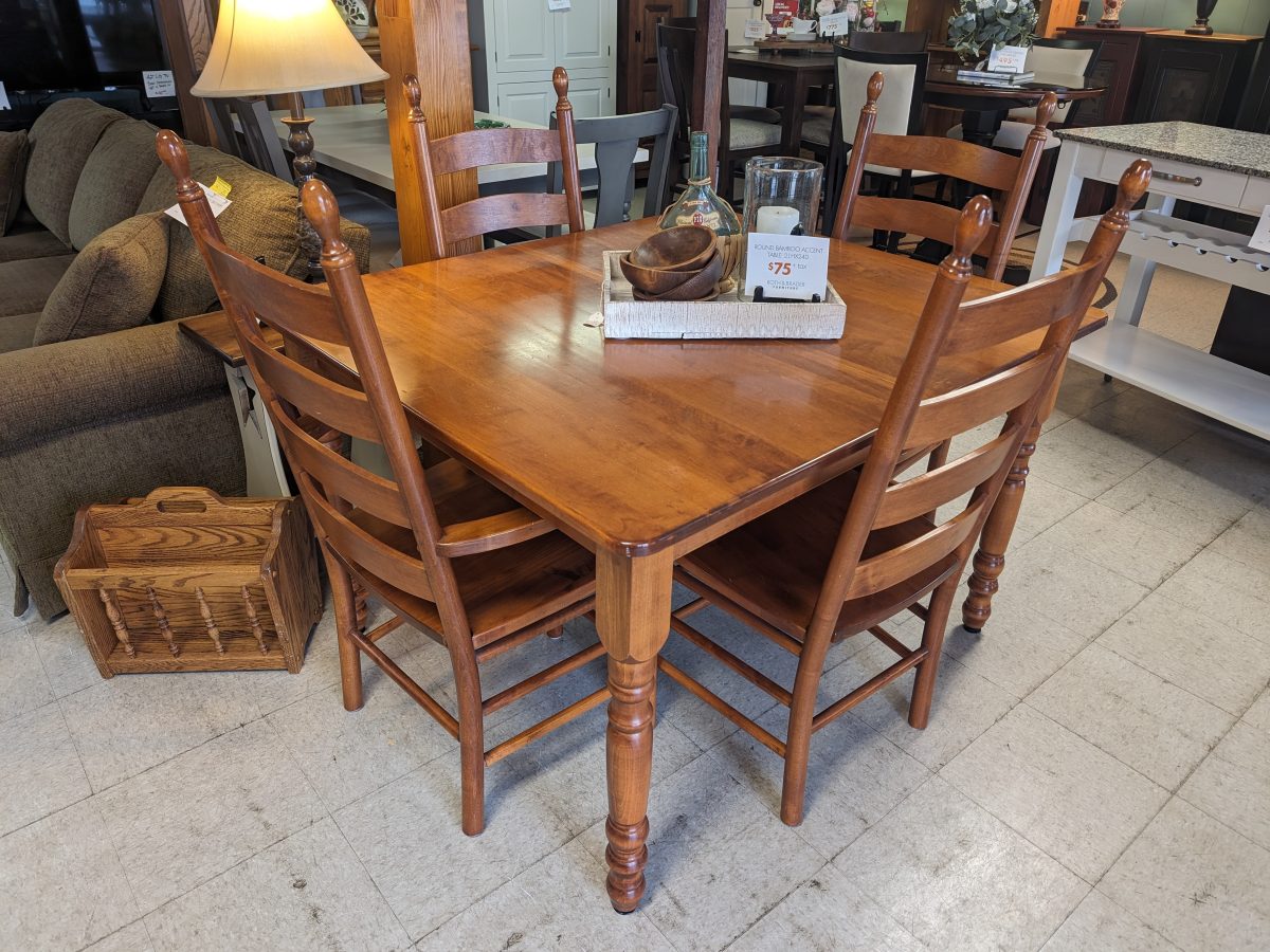 Real Wood Maple Table & Chair Set Roth & Brader Furniture