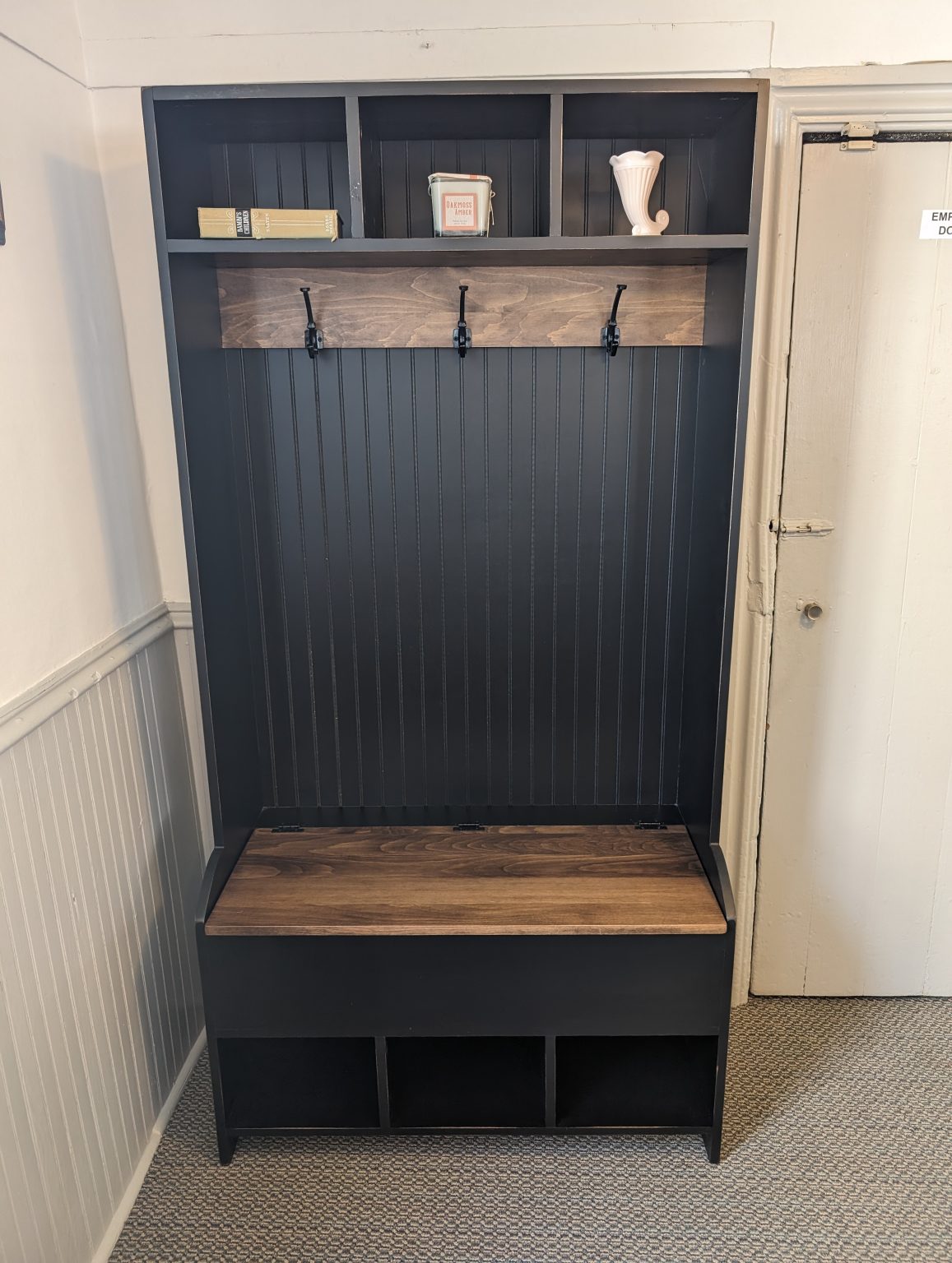 Black Entry Hall Rack | Roth & Brader Furniture