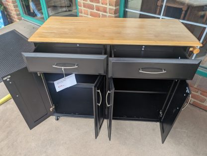 Black Kitchen Island - Image 2