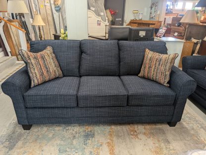 Midnight Blue Sofa & Loveseat Set - Image 4