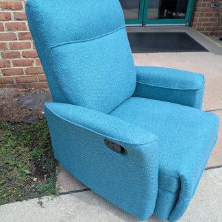 Teal Blue Rocker Recliner