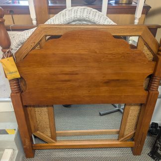 Cherry Twin Headboard & Metal Rails