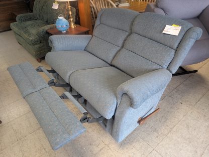 Reclining Blue Lazboy Loveseat
