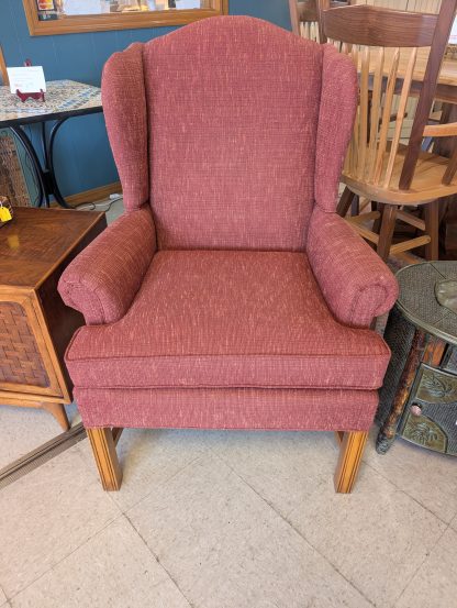 Burgundy Arm Chair - Image 2