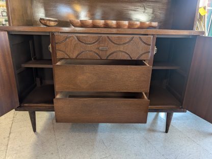 MCM Bassett Walnut Display Cabinet - Image 5