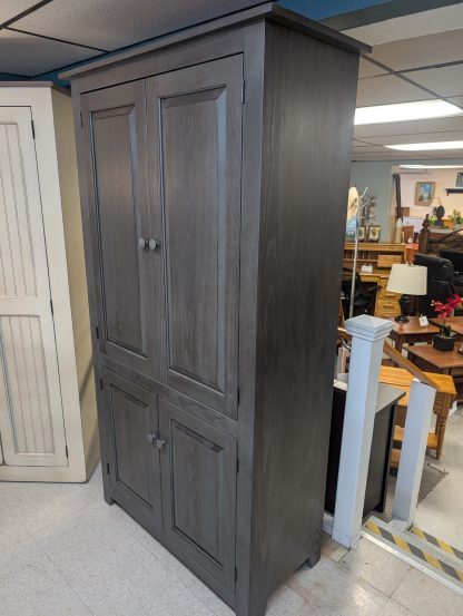 Large Granite Gray Pantry Cabinet - Image 2