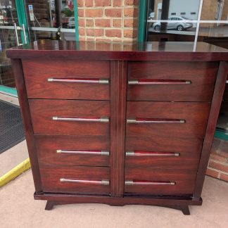Hardwood Mahogany MCM Chest