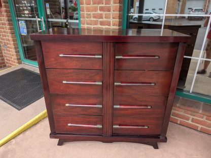 Hardwood Mahogany MCM Chest