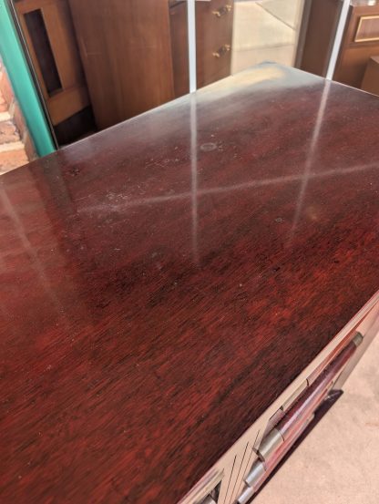 Hardwood Mahogany MCM Chest - Image 3