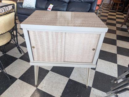 MCM Gray Record Cabinet