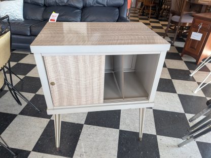 MCM Gray Record Cabinet - Image 2