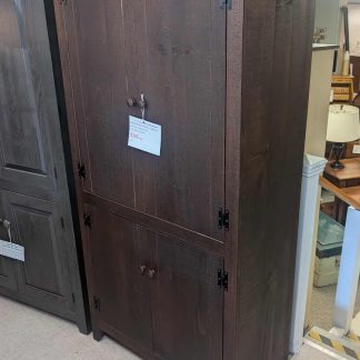 Large Dark Brown Wooden Pantry Cabinet