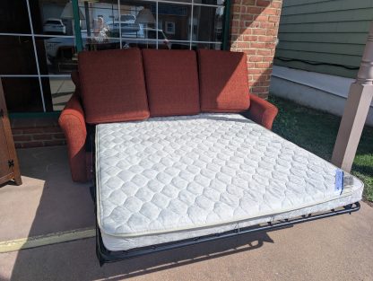 Cinnamon Color Lazboy Sofa Bed: Queen - Image 2
