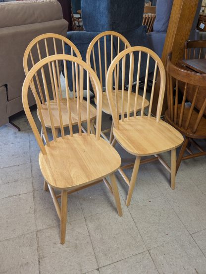 4 Natural Color Chairs
