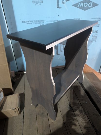 Gray & Black Narrow End Table: Multiple Available