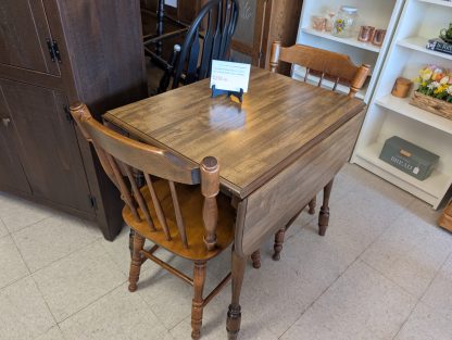Laminate Drop Leaf with 2 Chairs