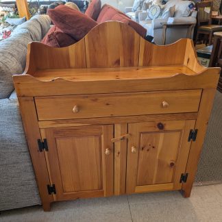 Pine Wood Storage Cabinet