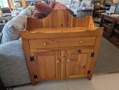 Pine Wood Storage Cabinet