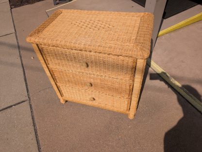 Tan Wicker Chest - Image 2