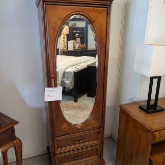 Cherry Wardrobe with Mirror