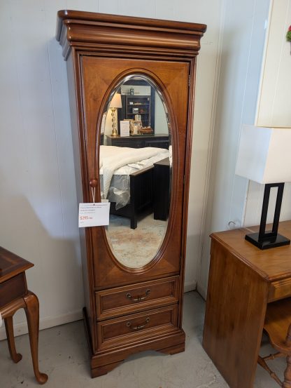 Cherry Wardrobe with Mirror