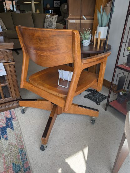 MCM Wooden Accent Chair - Image 2