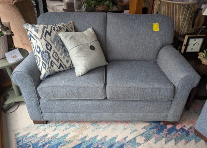 Steel Blue Sofa & Loveseat Set - Image 3