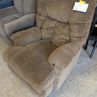 Brown Recliner. Made by Berkline
