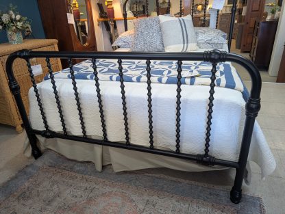 Black Metal Full Size Bed Set - Image 2