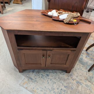 Cherry Corner TV Stand