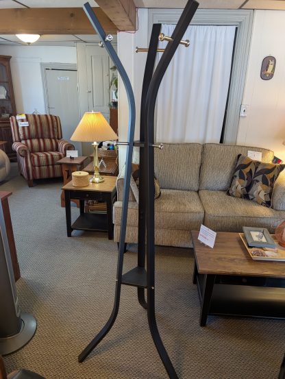 Black Metal Coat Rack